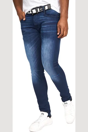 Crosshatch Heren Barbeck Slim Jeans (Donkere wasbeurt)