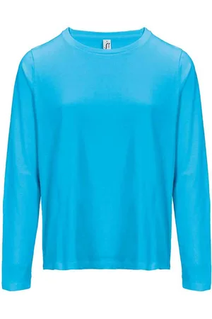 Sols Dames/Dames Monarch T-shirt met lange mouwen (Aqua)