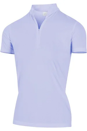 Island Green Dames/Dames Poloshirt met Mandarijnkraag