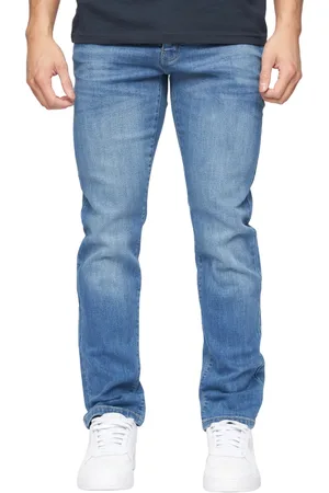 Crosshatch Heren Farrowed Stretch Jeans (Stone Wash)