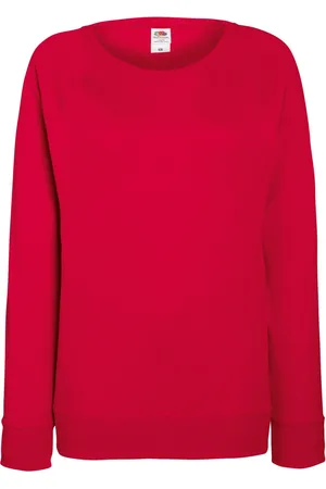 Fruit Of The Loom Dames Getailleerd lichtgewicht raglan sweatshirt (240 GSM)