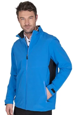 Island Green Heren Stretch Golf Waterdicht Jasje ( /Zwart)