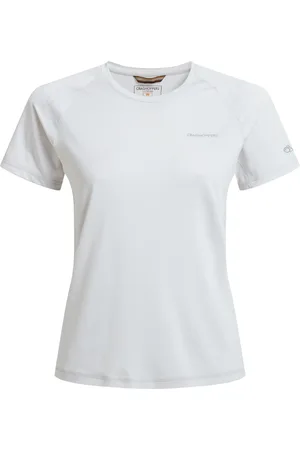 Craghoppers Dames/Dames Ellie T-shirt met korte mouwen (Maangrijs)