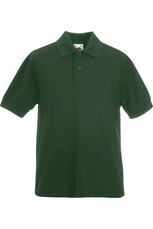 Fruit Of The Loom Kinder/Kids Piqué Poloshirt met Korte Mouwen (Bottle )