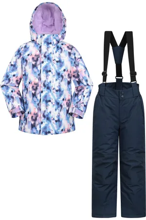Mountain Warehouse Kinder-/kinderski-jas en -broek met patroon