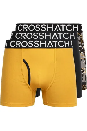 Crosshatch Heren Lynol Boxershorts (Pack of 3)