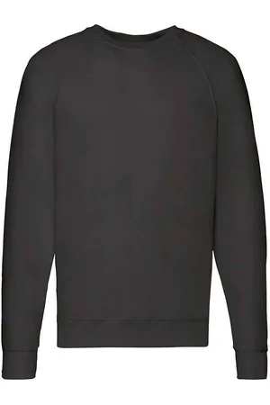 Fruit Of The Loom Unisex Lichtgewicht Raglan Sweatshirt voor volwassenen