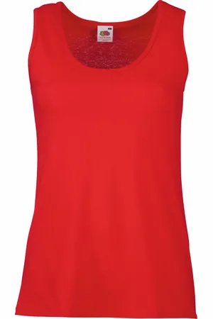 Fruit Of The Loom Dames / Vrouwen Dames-Fit Valueweight Hemd