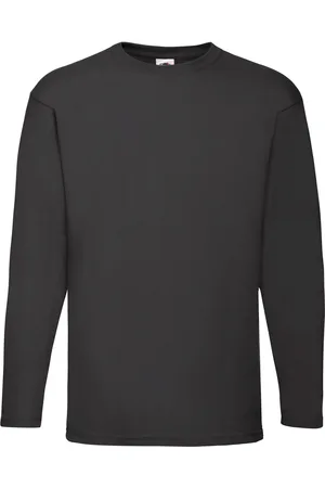 Fruit Of The Loom Heren Valueweight T-shirt met lange mouwen