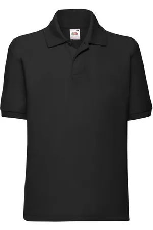 Fruit Of The Loom Kinder/Kids Piqué Poloshirt met Korte Mouwen