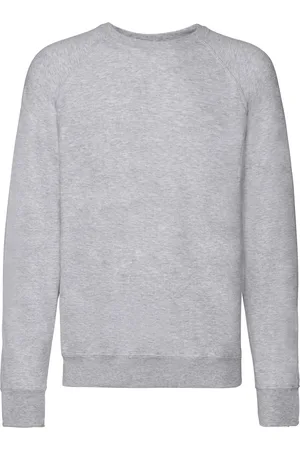 Fruit Of The Loom Unisex Lichtgewicht Raglan Sweatshirt voor volwassenen (Heide )