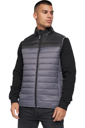 Crosshatch Heren Presnell Hoog Hals Gilet