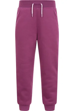 Mountain Warehouse Kinder/Kids Alpine met imitatiebont gevoerde joggingbroek (Bes)