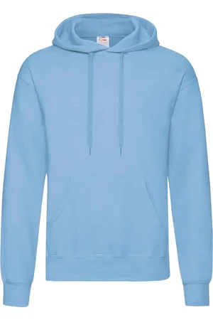 Fruit Of The Loom Unisex Volwassenen Klassiek Sweatshirt met capuchon (Hemelsblauw)