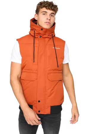 Crosshatch Heren Milwaka Gilet (Gebrande sinaasappel)