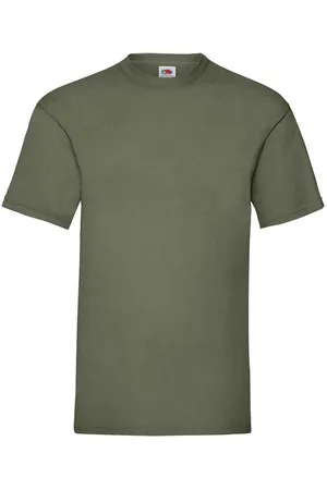 Fruit Of The Loom Heren Valueweight T-Shirt (Klassieke Olijf)