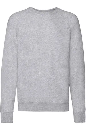 Fruit Of The Loom Unisex Lichtgewicht Raglan Sweatshirt voor volwassenen (Heide )