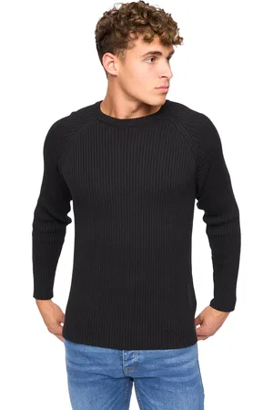 Crosshatch Heren Kramtax Gebreide Raglan Pullover
