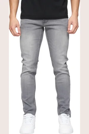 Crosshatch Heren Buraca Slim Jeans (Grijs wasgoed)
