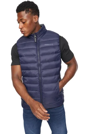 Crosshatch Heren Gattering Gilet (Marine)