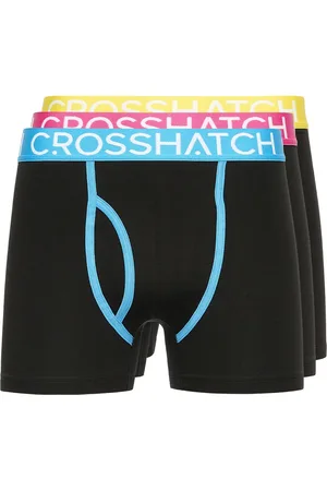 Crosshatch Heren Trioglow Boxershorts (Set van 3)
