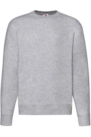 Fruit Of The Loom Unisex Premium Drop Shoulder Sweatshirt voor volwassenen (Heide )