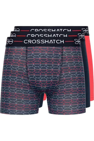 Crosshatch Heren Locky Boxershorts (Set van 3)
