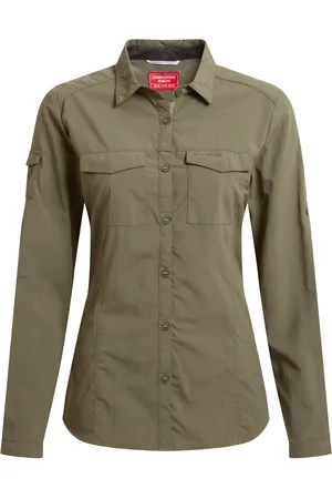 Craghoppers Dames/Dames Adventure III Nosilife Shirt Met Lange Mouwen (Wilde olijf)
