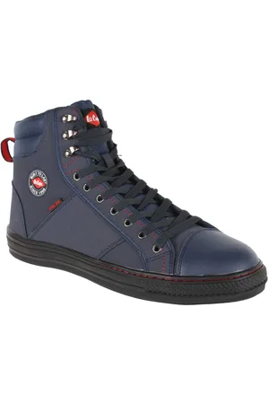Lee Nubuck veiligheidslaarzen voor volwassenen (Marineblauw)
