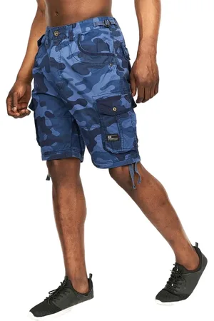 Crosshatch Heren Jimster Camo Cargo Shorts