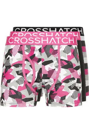 Crosshatch Heren Crystaline Boxershorts (Set van 3)