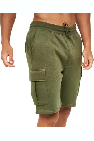 Crosshatch Heren Seagaro Cargo Shorts (Donkere )