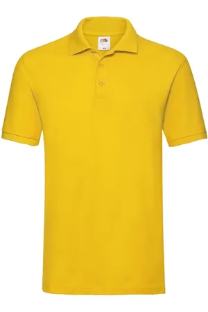 Fruit Of The Loom Heren Premium Piqué Poloshirt (Zonnebloem)