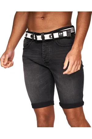 Crosshatch Heren Reestier Denim Shorts