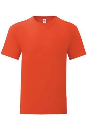 Fruit Of The Loom Heren Iconisch 150 T-Shirt (Vlammen)