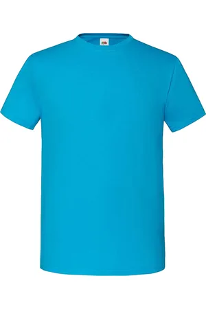 Fruit Of The Loom Heren Iconisch 150 T-Shirt (Azuurblauw)