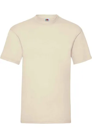 Fruit Of The Loom Heren Valueweight T-Shirt (Natuurlijk)