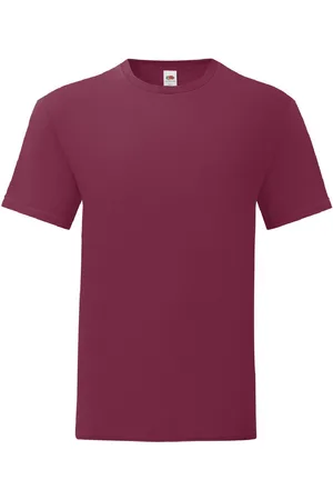 Fruit Of The Loom Heren Iconisch 150 T-Shirt (Bourgondië)