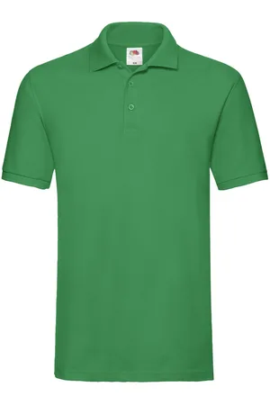 Fruit Of The Loom Heren Premium Piqué Poloshirt (Kelly )