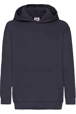 Fruit Of The Loom Kids Unisex Classic 80/20 Hoodie (Deep Navy)