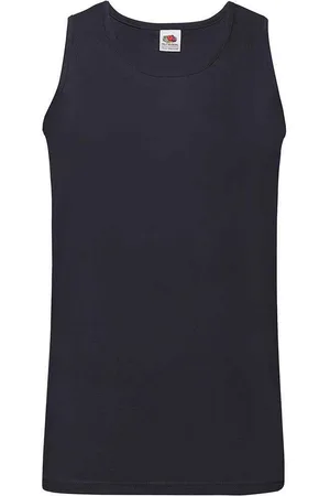 Fruit Of The Loom Heren sportvest top (Deep Navy)