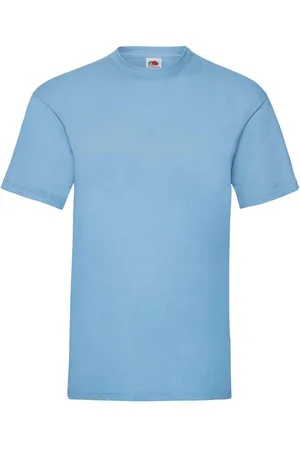 Fruit Of The Loom Heren Valueweight T-Shirt (Sky)