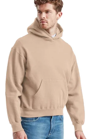 Fruit Of The Loom Heren superkatoenen katoenen hoodie (Woestijnzand)