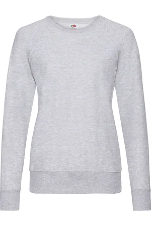 Fruit Of The Loom Dames/Dames Lichtgewicht Lady Fit Raglan Sweatshirt (Heide )