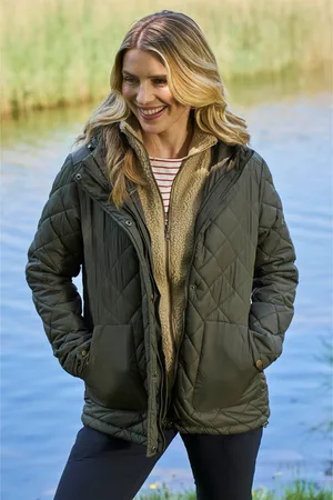 Mountain Warehouse Dames/Dames Nebraskan Borg 3 in 1 gewatteerd jack ( Groen)