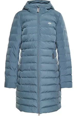 Schmuddelwedda Overgangsjas / Winterjas Dames Grijs-blauw