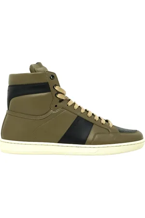 Saint Laurent Groene hoge sneaker