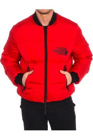Dsquared2 Gewatteerd herenjack met ronde hals S74AM1088-S53140