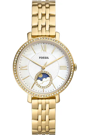 Fossil Jacqueline Dames Horloge Goudkleurig ES5167