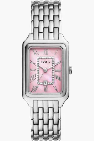 Fossil Raquel Dames Horloge Zilverkleurig ES5401